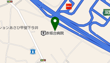 山梨ライフケアホーム老人保健施設の地図画像