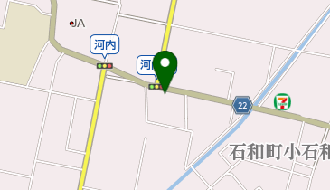 天川衣料品店の地図画像