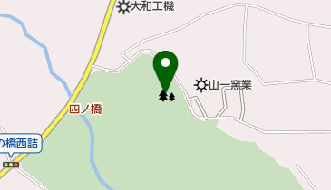 山梨県金川の森サイクルステーションの地図画像