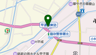 深雪旅館の地図画像