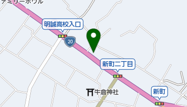 有限会社宇津木商店の地図画像