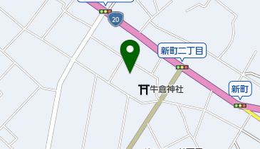 牛倉神社の地図画像