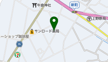 氏家工業株式会社の地図画像