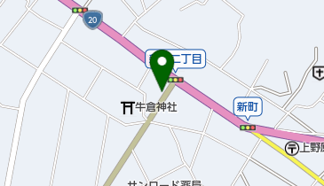 アキ理容室の地図画像