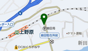 大神田理容店の地図画像