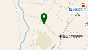甲州市 塩山北児童センターの地図画像