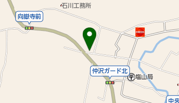 笹本精肉店の地図画像