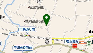 塩山ゲートボールセンターの地図画像