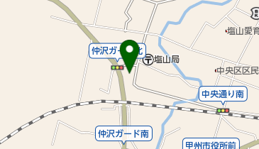 美容室髪切虫 塩山店の地図画像