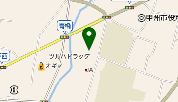 甲州市役所 塩山保健福祉センターの地図画像