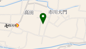 市川三郷町 高田地区公民館の地図画像