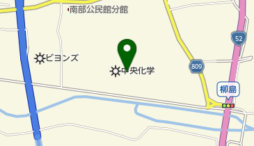 中央化学株式会社山梨工場の地図画像