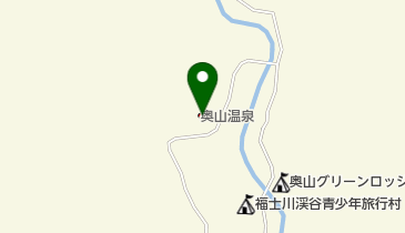 南部町役場 奥山温泉の地図画像