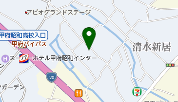 キャラバンコーヒー甲府店の地図画像