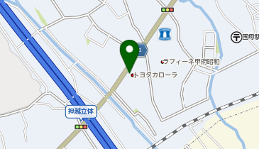 トヨタカローラ山梨株式会社昭和店の地図画像