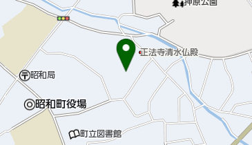 昭和町総合体育館の地図画像