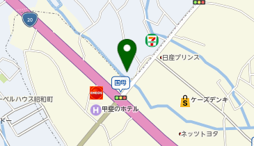 株式会社上州屋甲府昭和店の地図画像