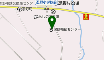 忍野村地域包括支援センターの地図画像