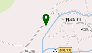 有限会社アマノデンキ忍野店の地図画像