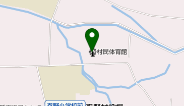 忍野村役場 村民体育館の地図画像
