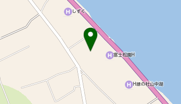 東京放送山中荘の地図画像