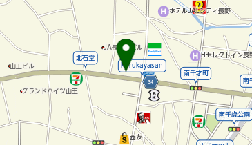 フラットヘッド&R.J.B長野店の地図画像