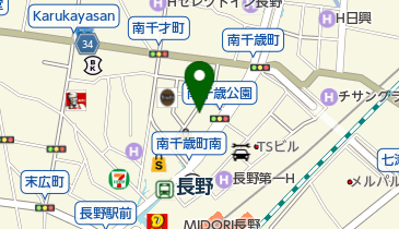 長野補聴器センターの地図画像