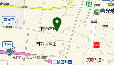 牧野捺染場の地図画像