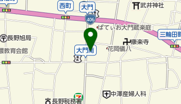 松葉屋家具店の地図画像