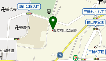 長野市立 城山公民館の地図画像