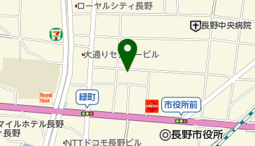 長野市立 中部公民館の地図画像