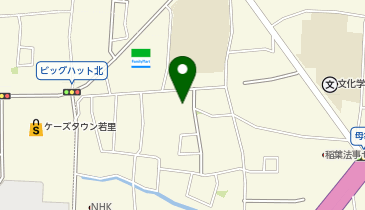 上千田公民館の地図画像