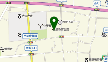 長野県教育会館の地図画像