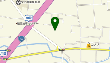 母袋公民館の地図画像