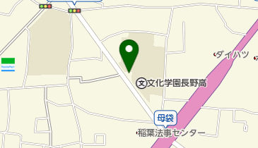 長野栄光キリスト教会の地図画像