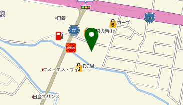 シューマート長野稲里店の地図画像