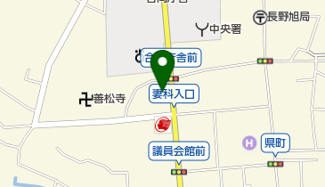 長野県弁護士会の地図画像