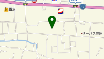 長野バイパス自動車の地図画像