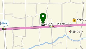 株式会社タイヤショップ島田平林店の地図画像