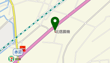 北信農機具有限会社の地図画像
