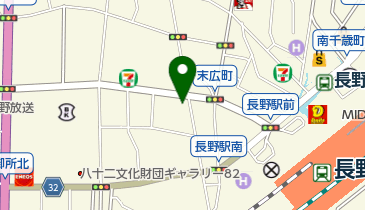 株式会社アプリコット長野支店の地図画像