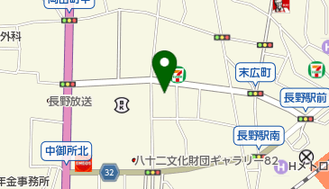 八千代エンジニヤリング株式会社長野事務所の地図画像