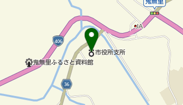 長野市 鬼無里保健センターの地図画像