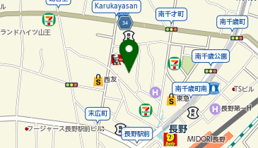 アイプリモ長野本店の地図画像