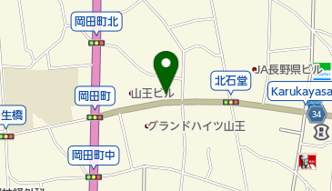 アオヌマ理容店の地図画像
