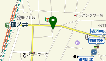 大矢理容店の地図画像