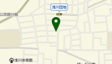 カミオカ理容室の地図画像