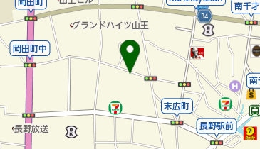 マタノ理容室の地図画像