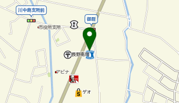 理容プラージュ 川中島店の地図画像