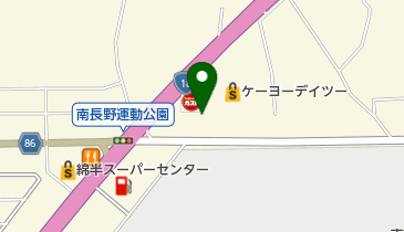 あっぷるぐりむピッツェリア 篠ノ井バイパス店の地図画像